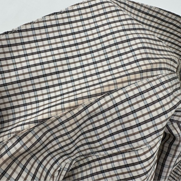 Worth New York 3/4 Length Sleeve Button Down Silk Dress with Drop Waist - Picture 9 of 9